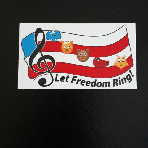Let Freedom Ring small magnet at Music Ditties