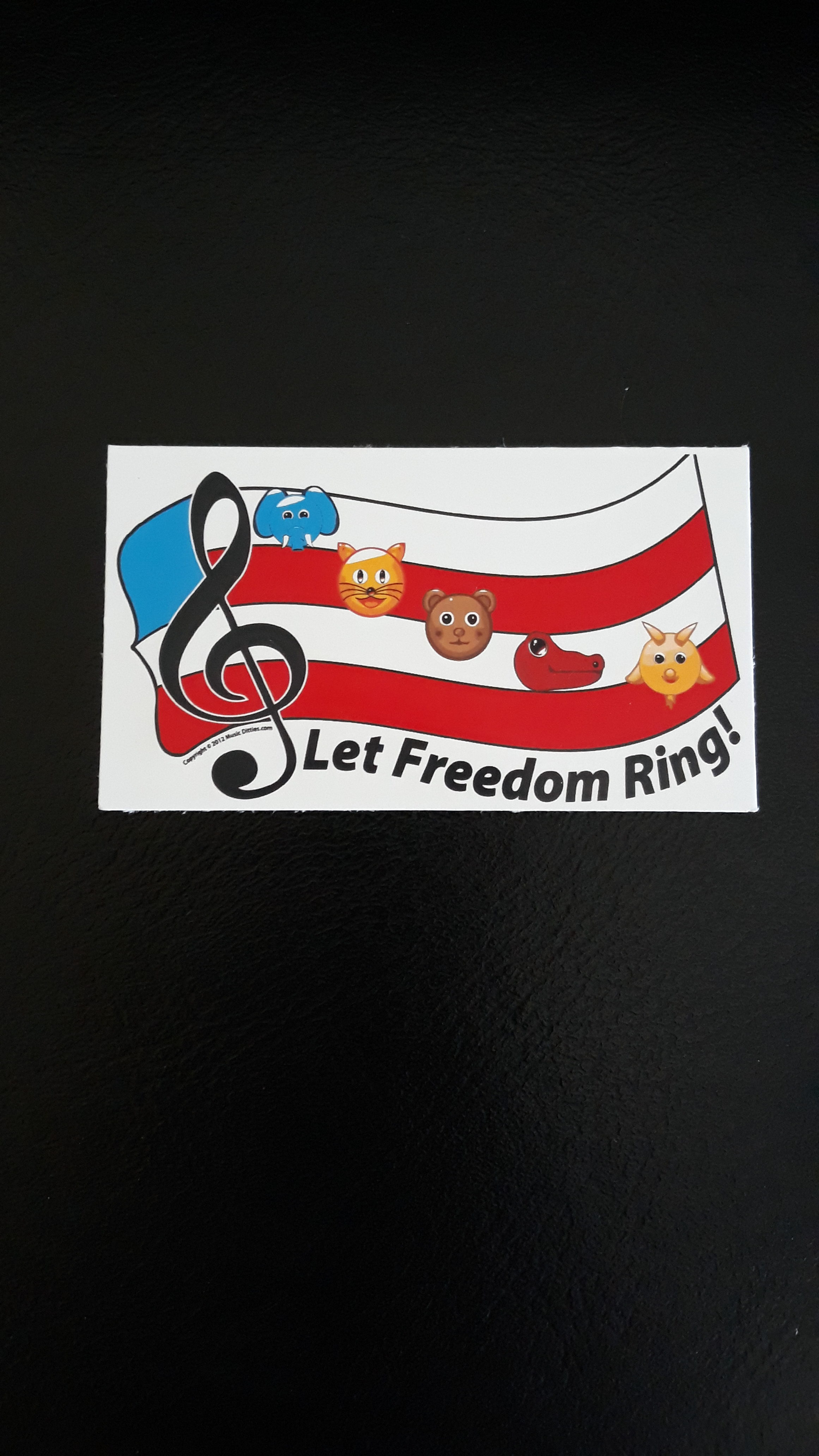 Let Freedom Ring small magnet at Music Ditties
